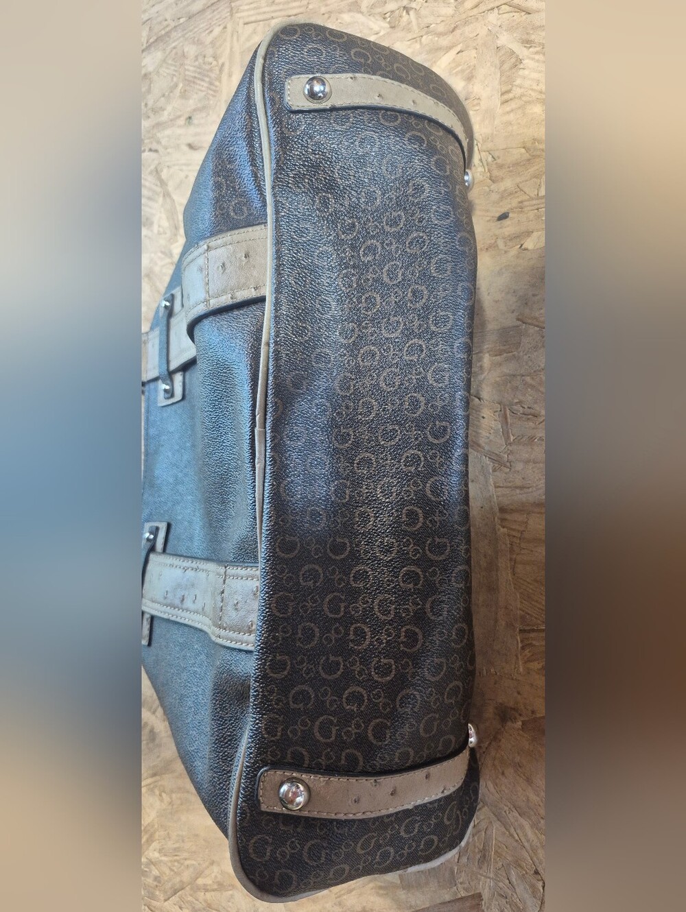 GUESS Signature Monogram Bag - Picture 3 of 5
